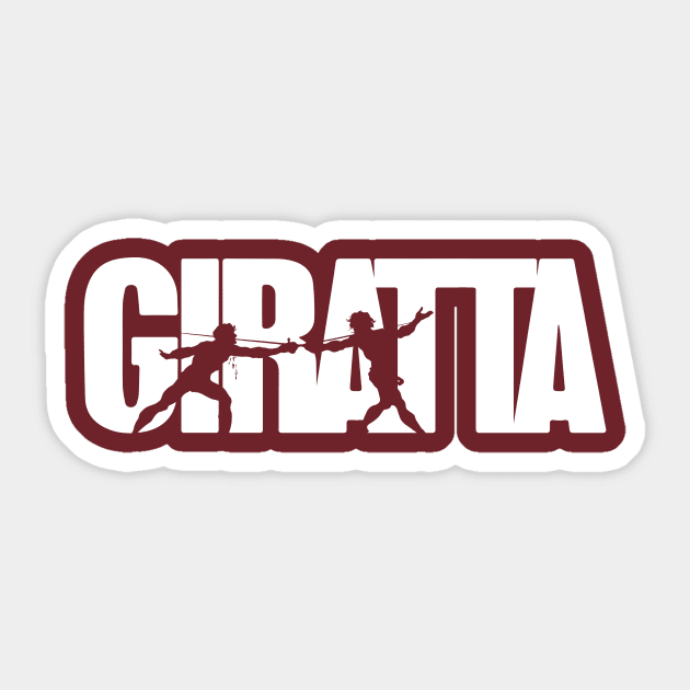 Giratta Sticker by PixelDecay